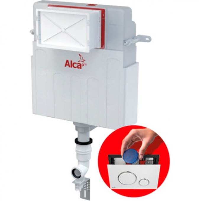 Бачок для унитаза ALCAPLAST AM112 BASICMODUL, для замуровывания в стену AM112-0001 Бачок для унитаза ALCAPLAST AM112 BASICMODUL, для замуровывания в стену AM112-0001