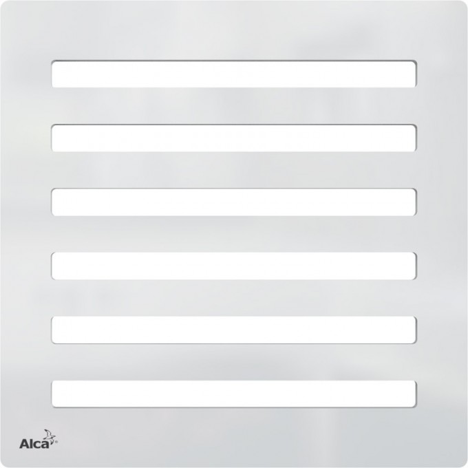 Дизайновая решетка ALCAPLAST 102х102х5 латунь – хром, дизайн 3 MPV003 Дизайновая решетка ALCAPLAST 102х102х5 латунь – хром, дизайн 3 MPV003