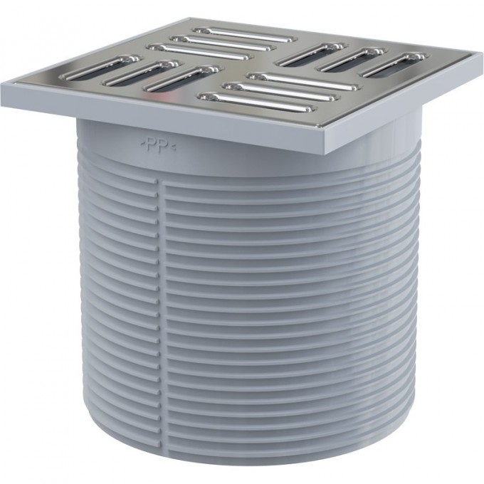 Горловина сливного трапа ALCAPLAST , решетка 105х105, нержавеющая сталь APV0300 Горловина сливного трапа ALCAPLAST , решетка 105х105, нержавеющая сталь APV0300