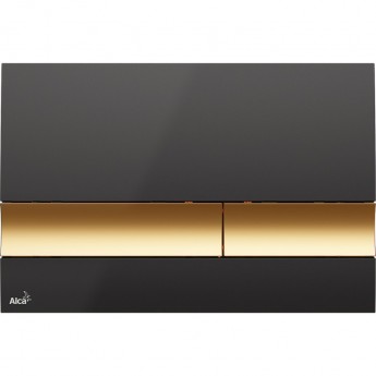 Кнопка управления ALCAPLAST M1728-5 черная/золотая