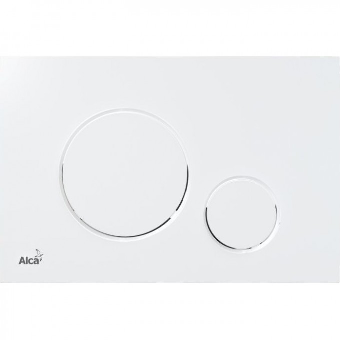 Кнопка управления ALCAPLAST для скрытых систем инсталляции, белый M670 Кнопка управления ALCAPLAST для скрытых систем инсталляции, белый M670