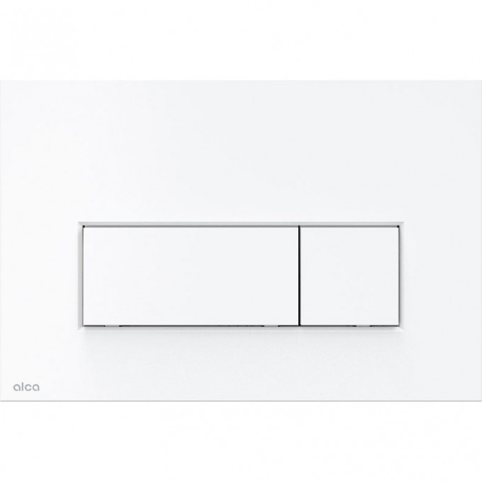 Кнопка управления ALCAPLAST для скрытых систем инсталляции, белый матовый M576 Кнопка управления ALCAPLAST для скрытых систем инсталляции, белый матовый M576