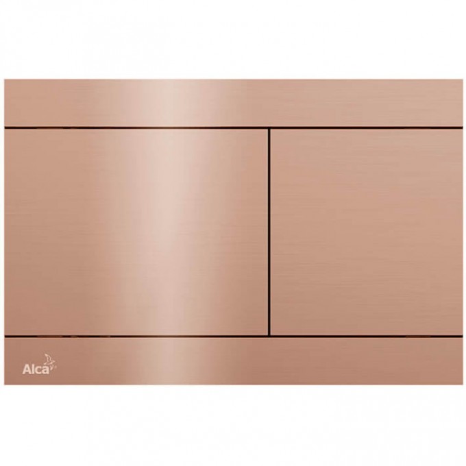 Кнопка управления ALCAPLAST для скрытых систем инсталляции, красное золото, глянец FUN-RG-P