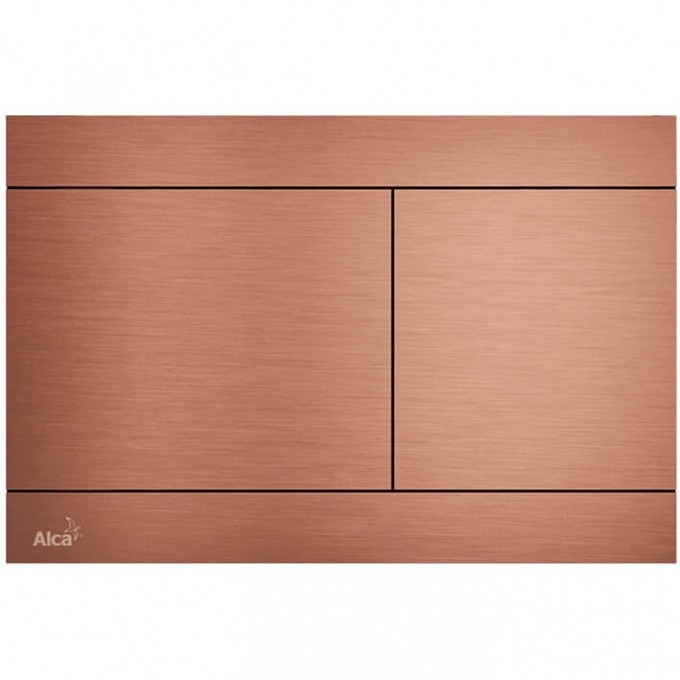 Кнопка управления ALCAPLAST для скрытых систем инсталляции, красное золото, матовое FUN-RG-B