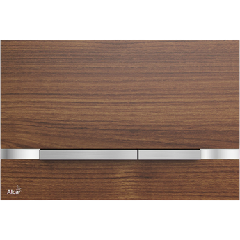 Кнопка управления ALCAPLAST FLAT STRIPE-TEAK металл, матовый, цвет Тик