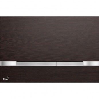Кнопка управления ALCAPLAST FLAT STRIPE-WENGE металл, матовый, цвет Венге