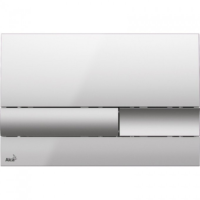 Кнопка управления ALCAPLAST хром, глянцевая/матовая M1743