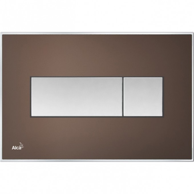 Кнопка управления ALCAPLAST с вкладышем, коричневая M1373