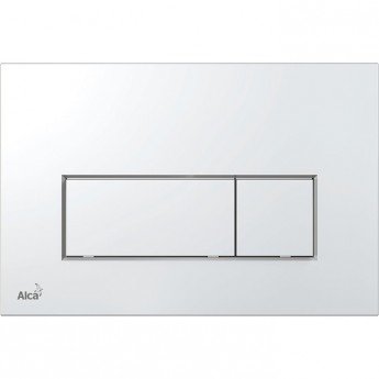 Кнопка управления ALCAPLAST THIN M571 для скрытых систем инсталляции, глянцевый хром