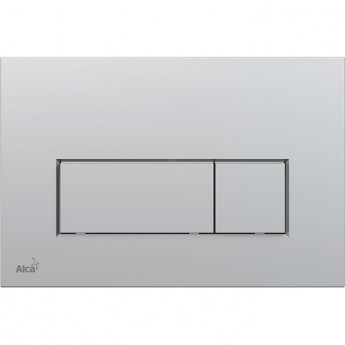 Кнопка управления ALCAPLAST THIN M572 для скрытых систем инсталляции, хром матовый