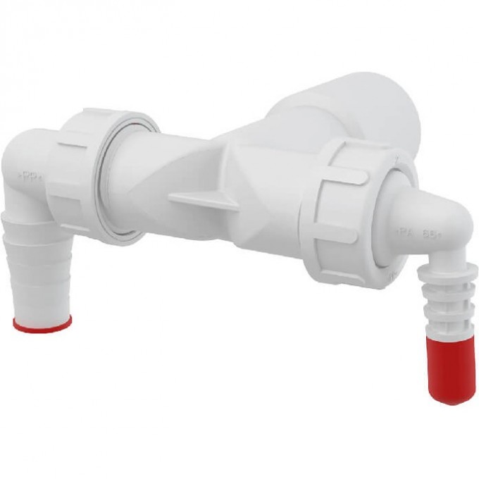 Колено ALCAPLAST с двумя штуцерами DN40/32 / 8–23 с обратными клапанами P156Z Колено ALCAPLAST с двумя штуцерами DN40/32 / 8–23 с обратными клапанами P156Z