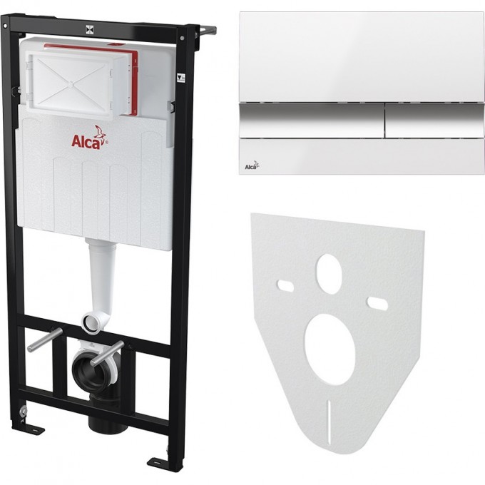 Комплект ALCAPLAST SET 4v1 для установки унитаза с шумоизоляцией AM101/1120-41 RU M1720-1-001 Комплект ALCAPLAST SET 4v1 для установки унитаза с шумоизоляцией AM101/1120-41 RU M1720-1-001