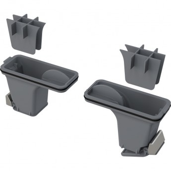 Комплект комбинированных гидрозатворов ALCAPLAST P095 для желобов из нержавеющей стали