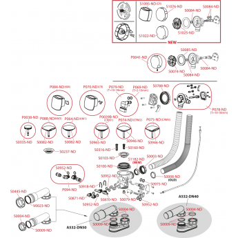 О-образное кольцо ALCAPLAST S0952-ND