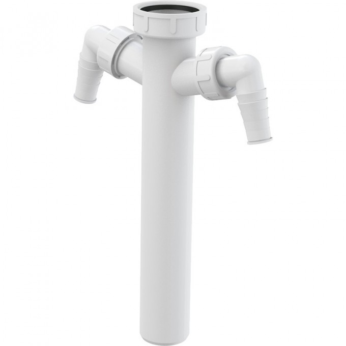 Переходник ALCAPLAST с накидной гайкой 6/4" и двумя подводками A44M-DN40 Переходник ALCAPLAST с накидной гайкой 6/4" и двумя подводками A44M-DN40