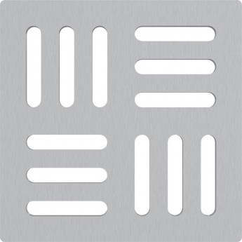 Решетка ALCAPLAST MPV011 для трапа из нержавеющей стали 102х102 мм