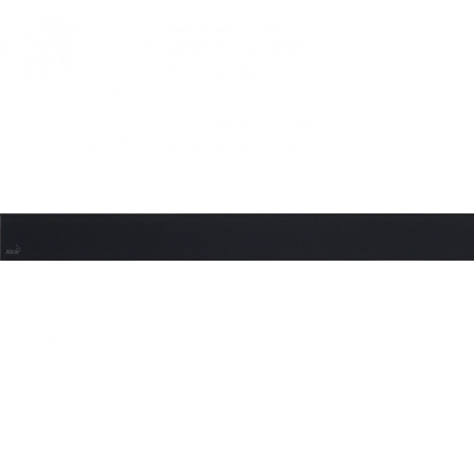 Решетка ALCAPLAST для водоотводящего желоба (APZ6, APZ106) дизайн GLASS, стекло черное GL1204-550