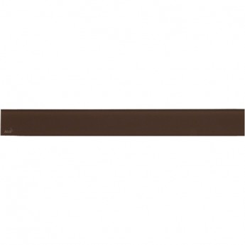 Решетка ALCAPLAST GL1203-1050 для водоотводящего желоба (APZ6, APZ106) дизайн GLASS, стекло коричневое