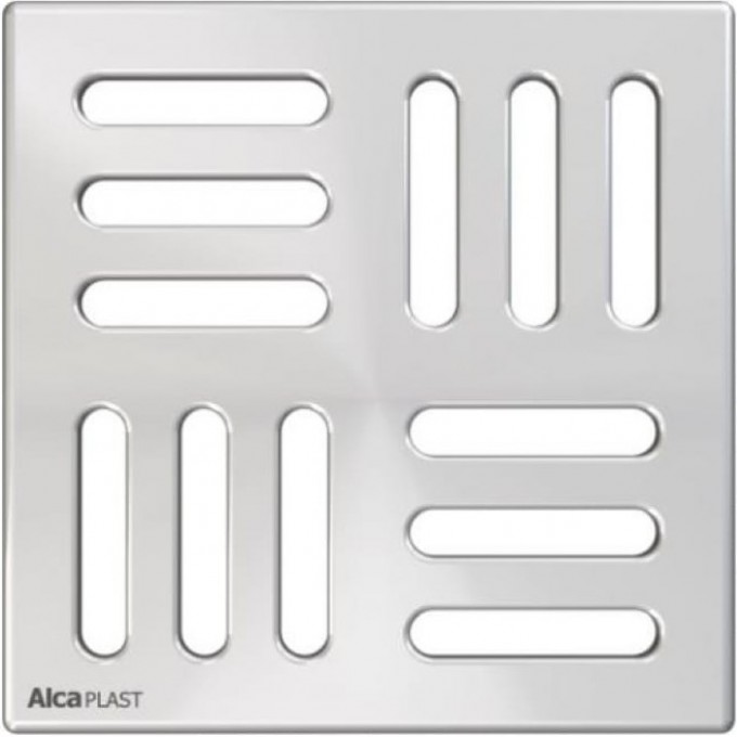 Решетка ALCAPLAST нержавеющая сталь 102х102 мм MPV004 Решетка ALCAPLAST нержавеющая сталь 102х102 мм MPV004
