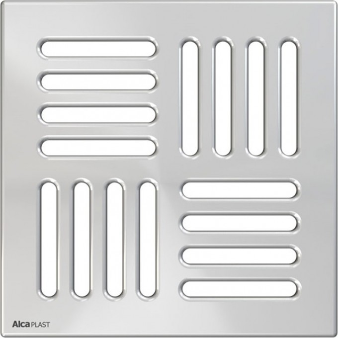 Решетка ALCAPLAST нержавеющая сталь 143х143 мм MPV005