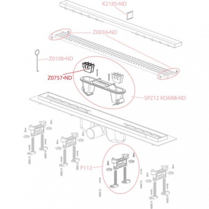 Сетчатый фильтр ALCAPLAST Z0757-ND Сетчатый фильтр ALCAPLAST Z0757-ND