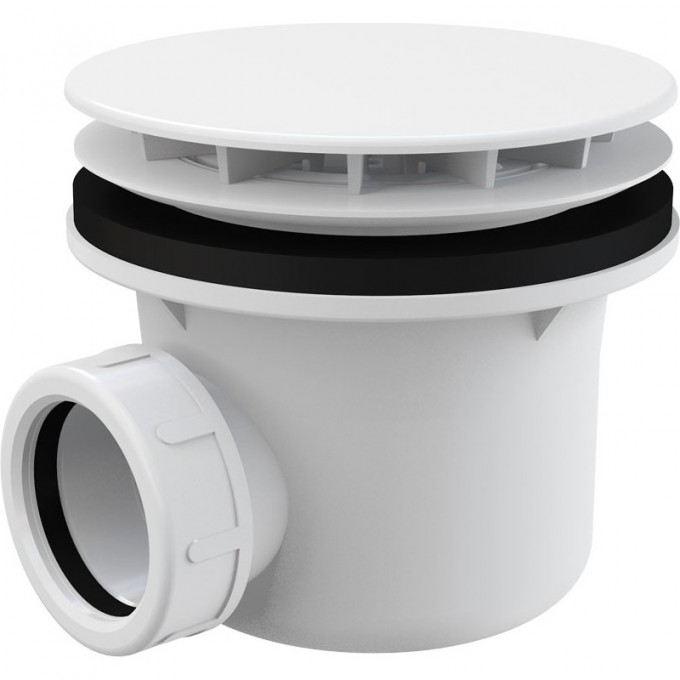 Сифон ALCAPLAST для душевого поддона, белый A49B