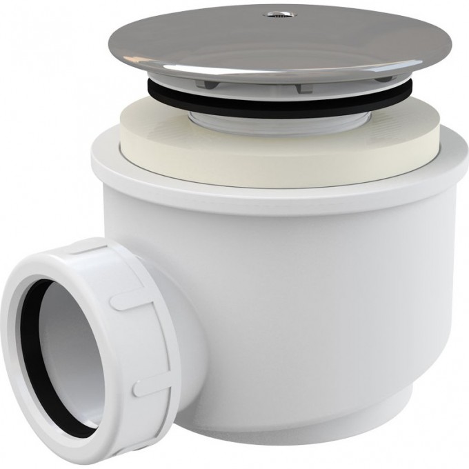 Сифон ALCAPLAST для душевого поддона, хромированный A47CR-60 Сифон ALCAPLAST для душевого поддона, хромированный A47CR-60