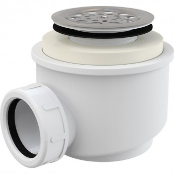 Сифон ALCAPLAST A46-50 для душевого поддона с нержавеющей решёткой