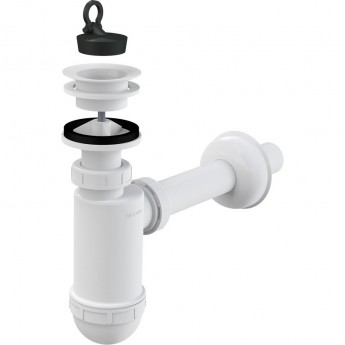 Сифон ALCAPLAST A420 для умывальника Ø32, с пластмассовой решеткой Ø63, без штуцера Сифон ALCAPLAST A420 для умывальника Ø32, с пластмассовой решеткой Ø63, без штуцера