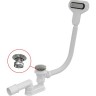 Сифон ALCAPLAST для ванны click/clak, металл A516CKM
