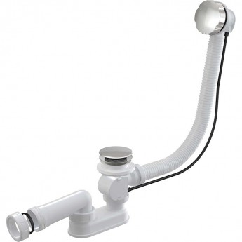 Сифон ALCAPLAST A564ANTIC для ванны с напуском воды через перелив, металл- бронза-антик