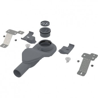 Сифон ALCAPLAST APZ-S6 DN40 и комплект регулируемых ног для модулярного желоба APZ13 экстра низкий 40 л/мин