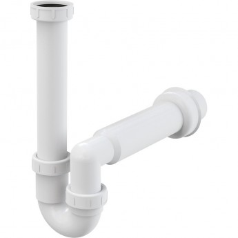 Сифон ALCAPLAST A80-DN50 трубчатый с накидной гайкой 6/4", без штуцера