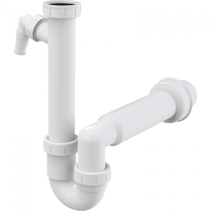 Сифон ALCAPLAST трубчатый с накидной гайкой 6/4", с подводкой A81-DN50 Сифон ALCAPLAST трубчатый с накидной гайкой 6/4", с подводкой A81-DN50