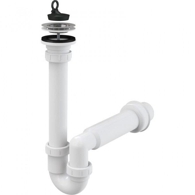 Сифон ALCAPLAST трубчатый с нержавеющей решеткой Ø70, без штуцера A800-DN50 Сифон ALCAPLAST трубчатый с нержавеющей решеткой Ø70, без штуцера A800-DN50