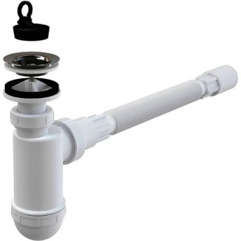 Сифон для умывальника ALCAPLAST AG2105123710 с решеткой и соединением