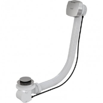 Сифон для ванны ALCAPLAST A54CR автомат комплект, хром