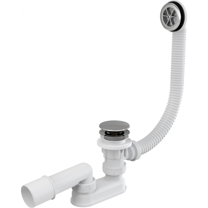 Сифон для ванны ALCAPLAST хромированный пластик A505CRM Сифон для ванны ALCAPLAST хромированный пластик A505CRM