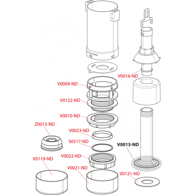 Слив ALCAPLAST V0009-ND
