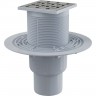 Сливной трап ALCAPLAST 105х105/50/75, подводка – прямая APV202