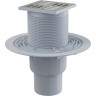 Сливной трап ALCAPLAST 105х105/50/75, подводка – прямая APV2321