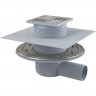 Сливной трап ALCAPLAST , 105х105/50, подводка боковая APV1324 Сливной трап ALCAPLAST , 105х105/50, подводка боковая APV1324