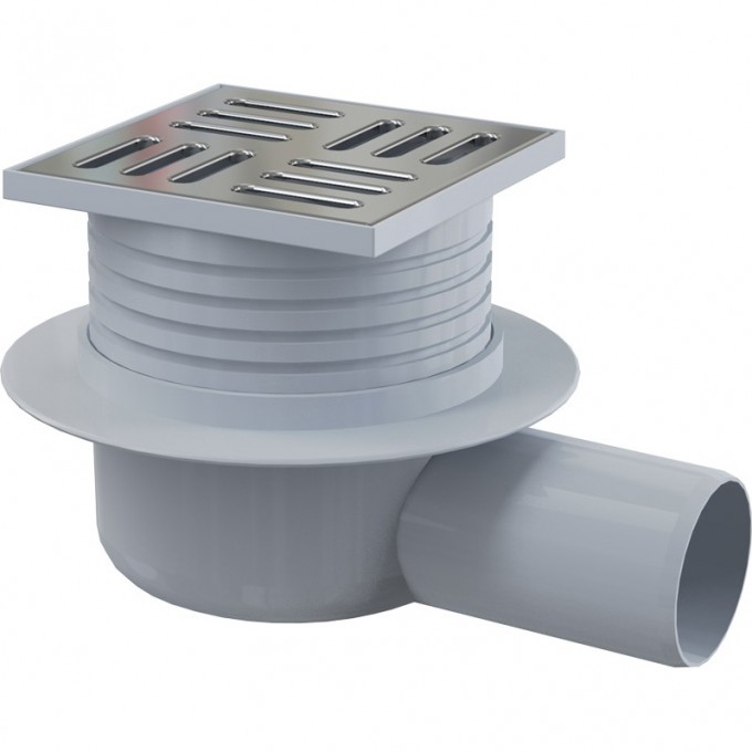 Сливной трап ALCAPLAST , 105х105/50, подводка боковая APV26 Сливной трап ALCAPLAST , 105х105/50, подводка боковая APV26