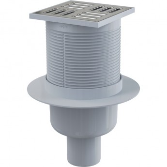 Сливной трап ALCAPLAST APV2, 105х105/50, подводка прямая