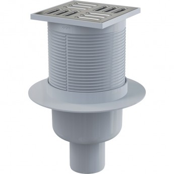 Сливной трап ALCAPLAST APV32BLACK 105х105/50, решетка – черный матовый Сливной трап ALCAPLAST APV32BLACK 105х105/50, решетка – черный матовый