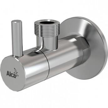Угловой вентиль ALCAPLAST ARV003 с фильтром 1/2"х1/2", круглый, хром