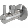 Угловой вентиль ALCAPLAST с фильтром 1/2"х1/2", круглый, хром ARV003