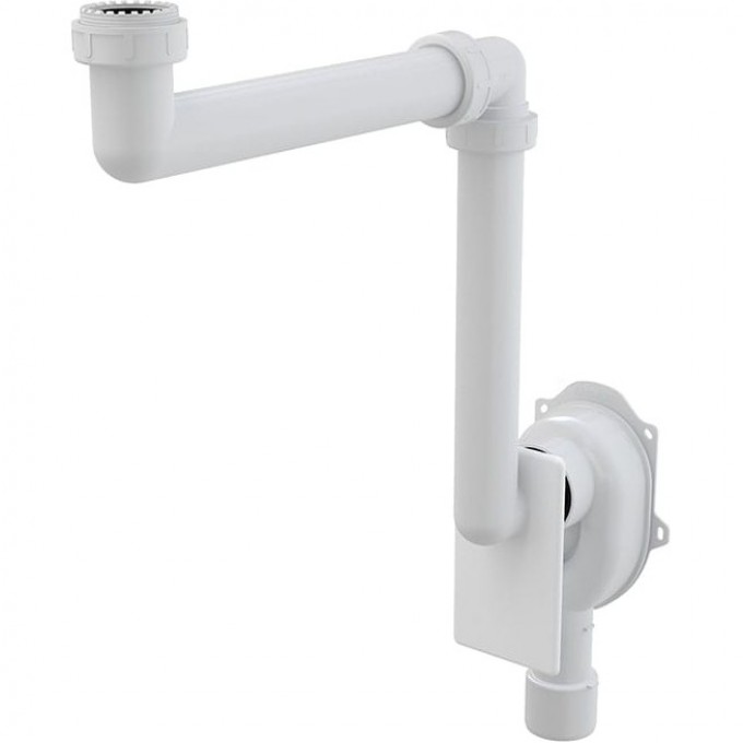 Универсальный сифон под штукатурку ALCAPLAST экономящий пространство A873