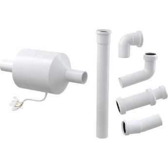 Вентилятор ALCAPLAST P128 для скрытых систем инсталляций с возможностью вентиляции