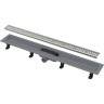 Водоотводящий желоб ALCAPLAST APZ10 SIMPLE с порогами для перфорированной решетки AG100401950